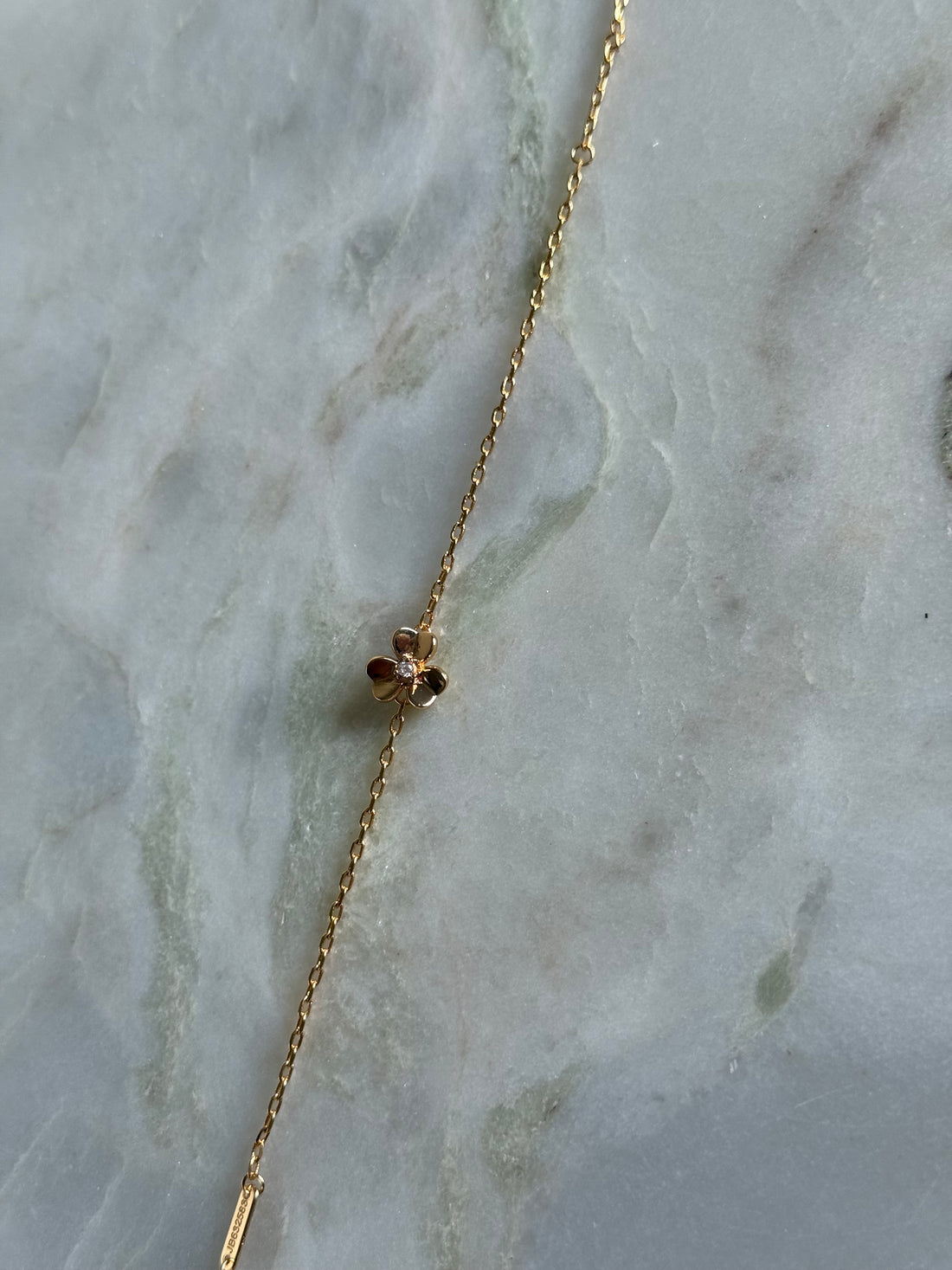 VK Style Rose Gold Flower Bracelet