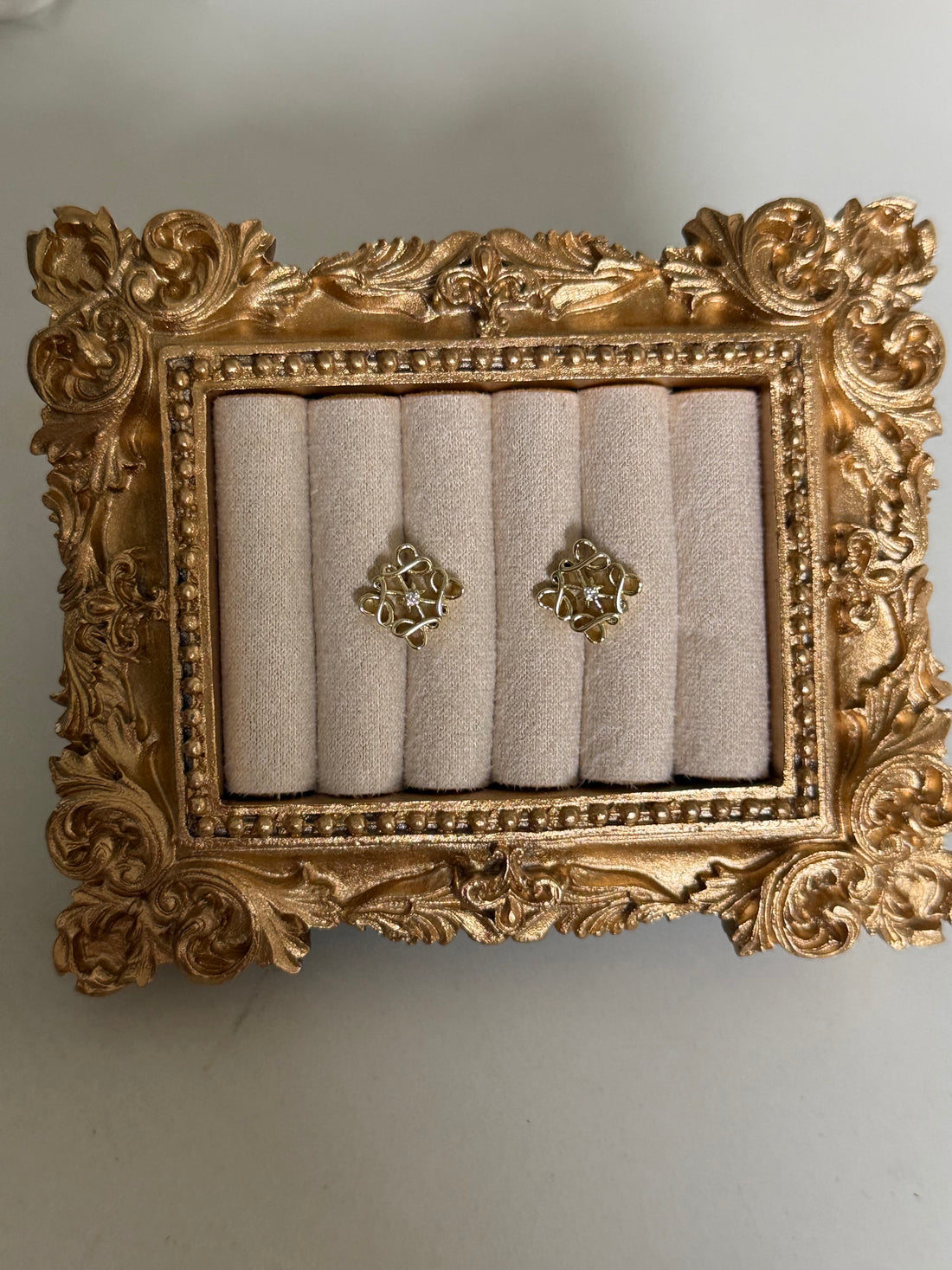 Loewe Style Gold Earrings