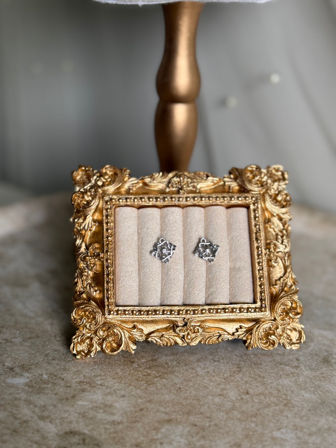 Loewe Style Silver Earrings