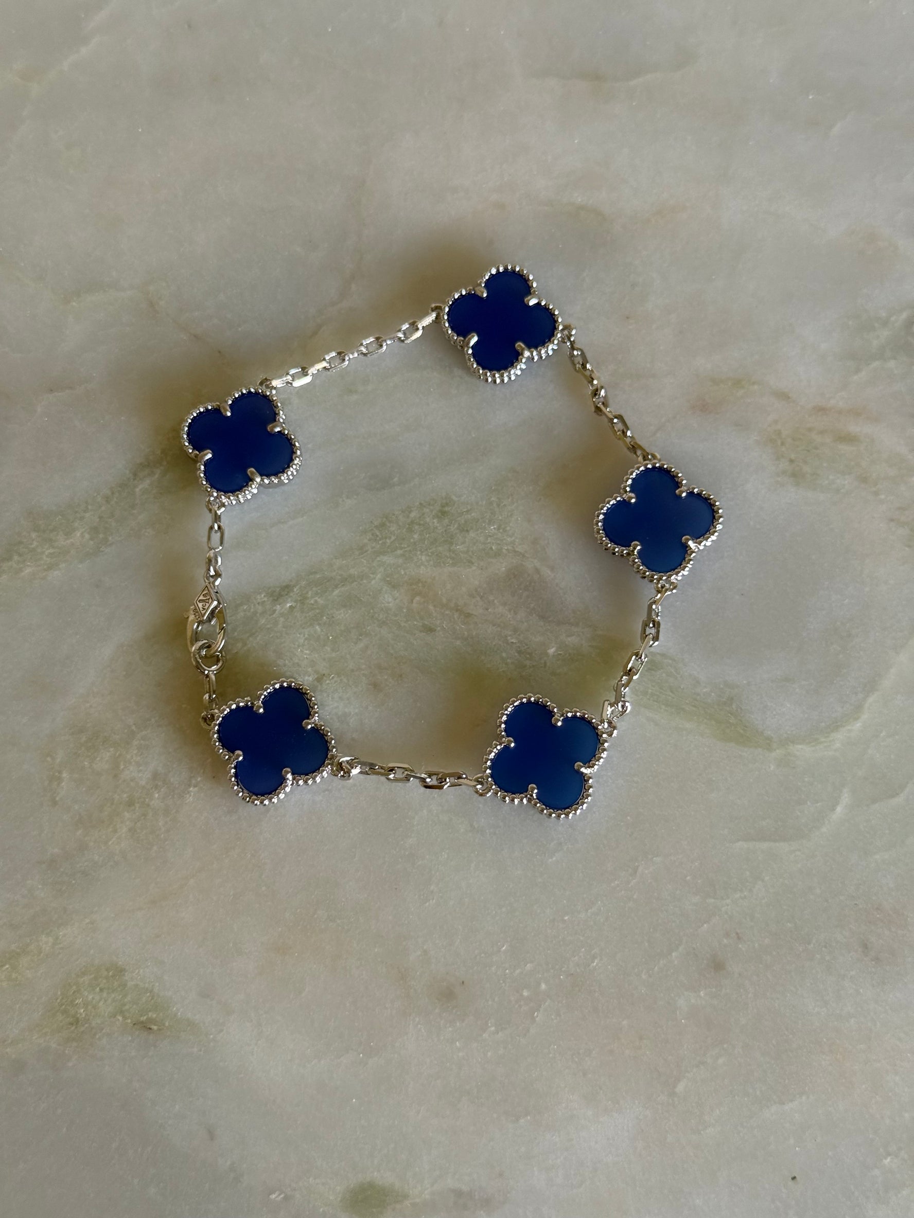 VK Style Blue Silver Bracelet