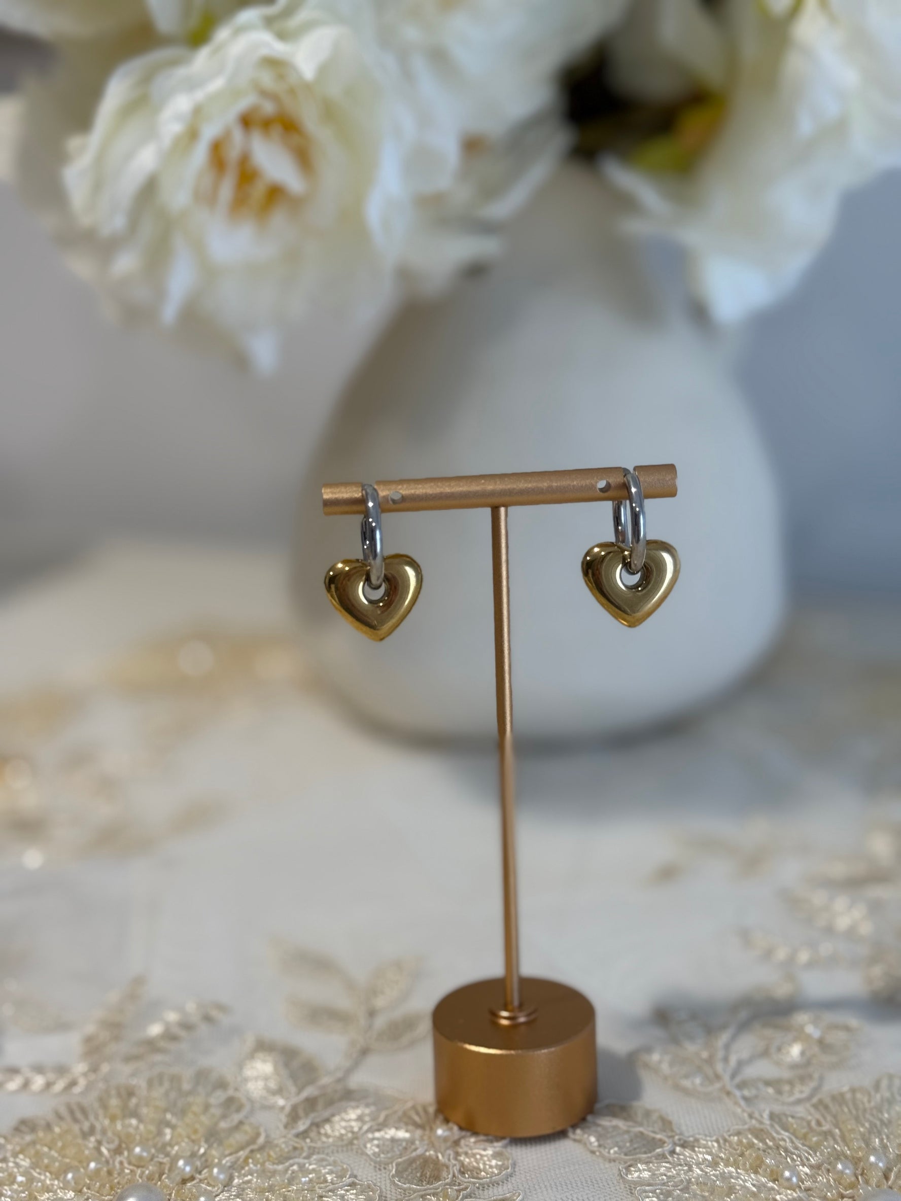 Elegant Heart Earrings
