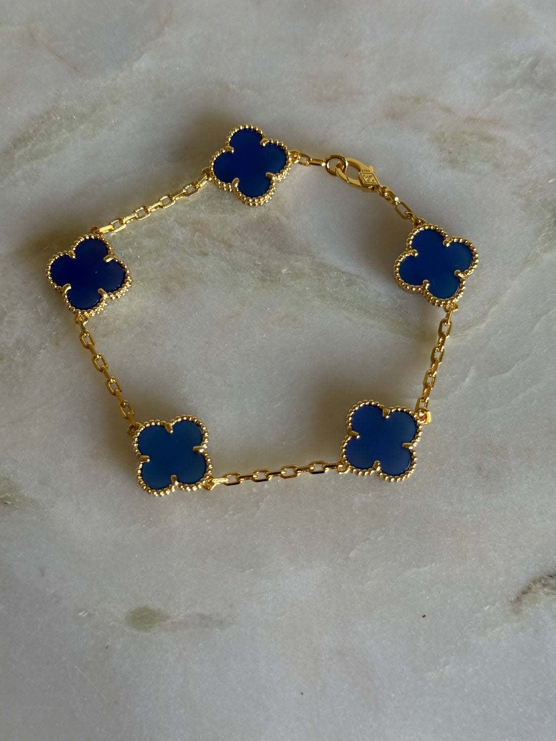 VK Style Blue Flower Bracelet