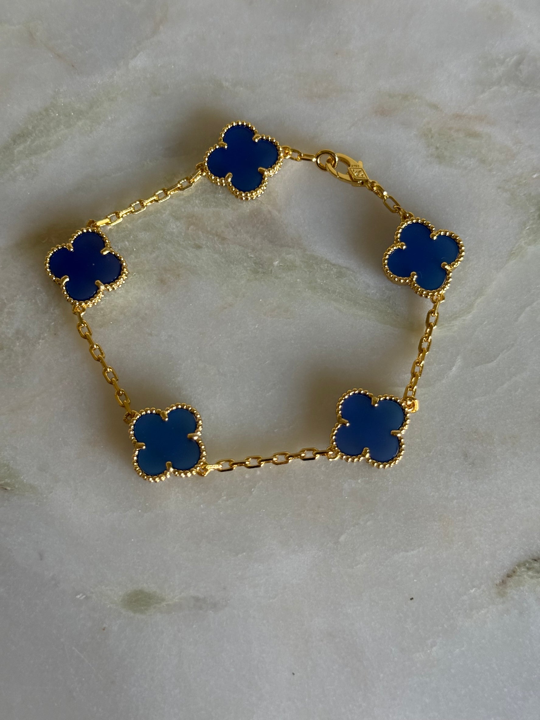 VK Style Blue Flower Bracelet