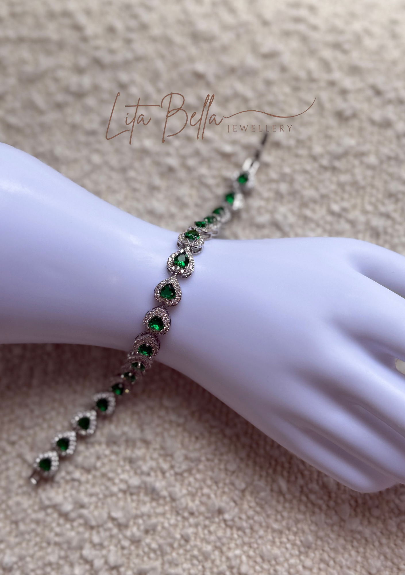 Emerald Frost Bracelet