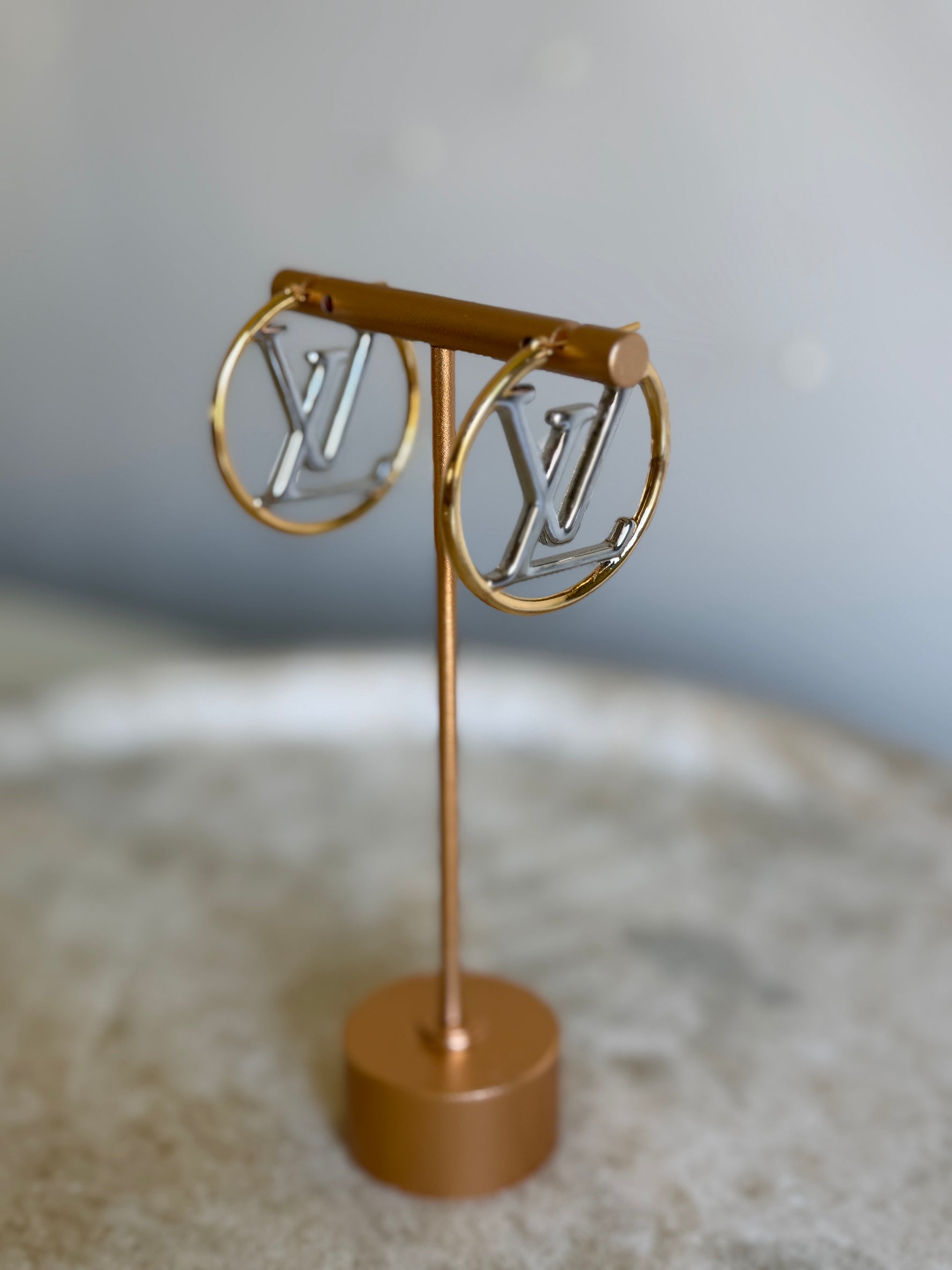 LV Style Earrings