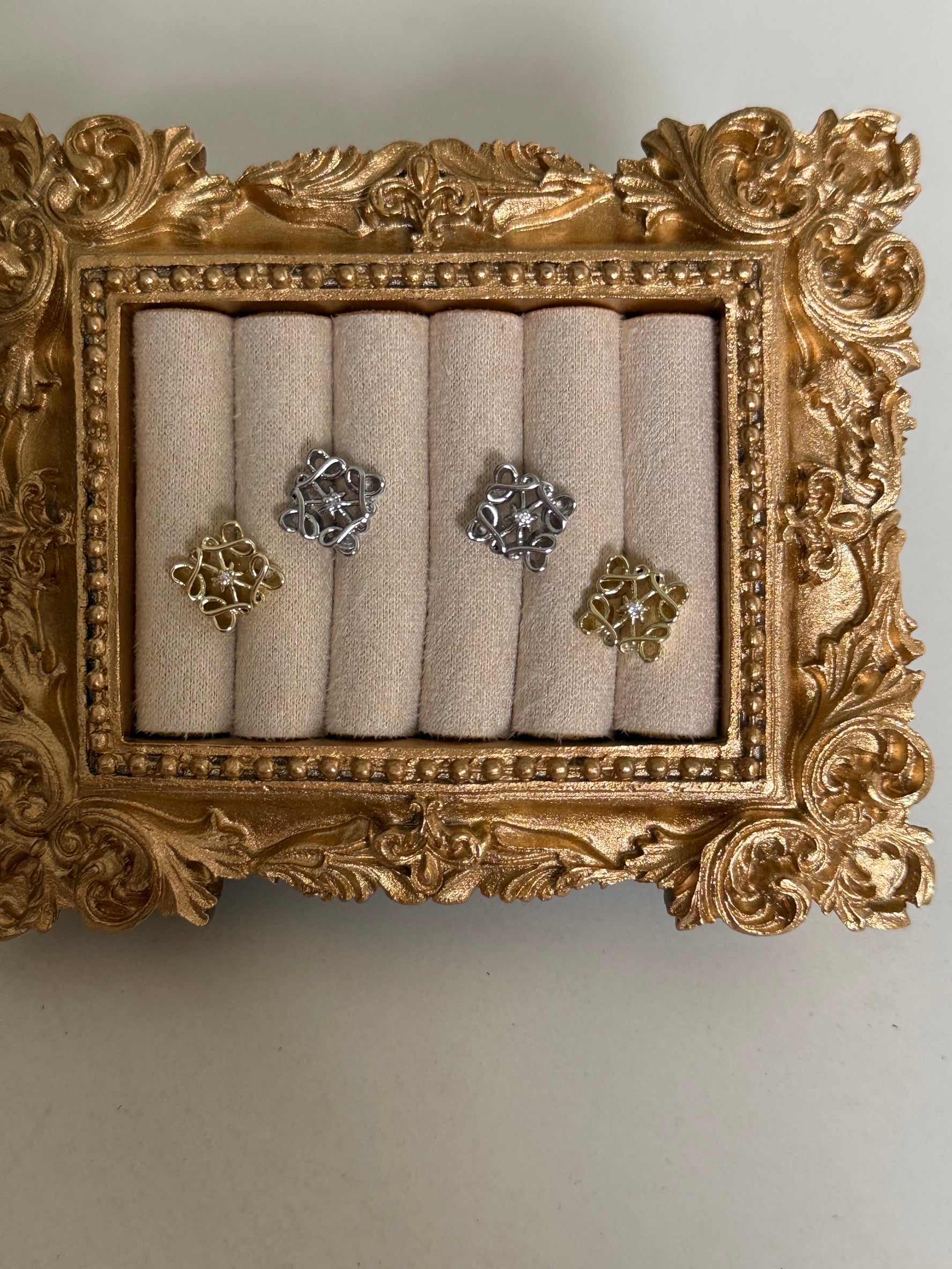 Loewe Style Gold Earrings