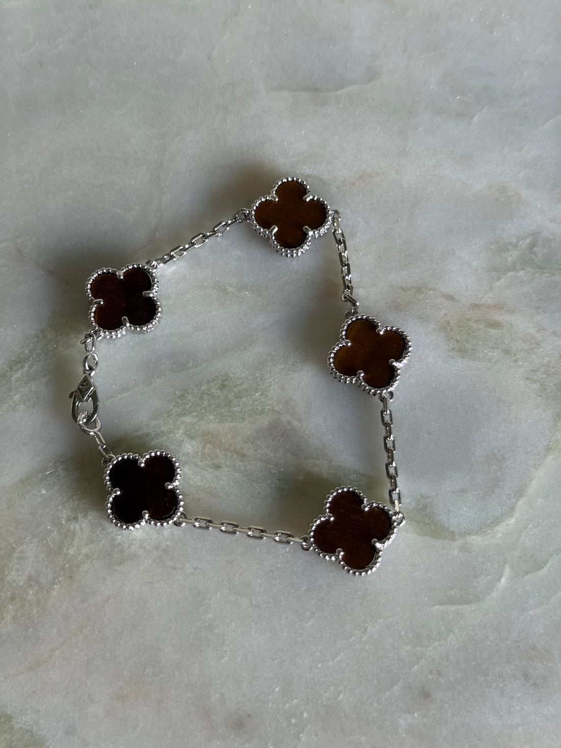 VK Style Brown Silver Bracelet