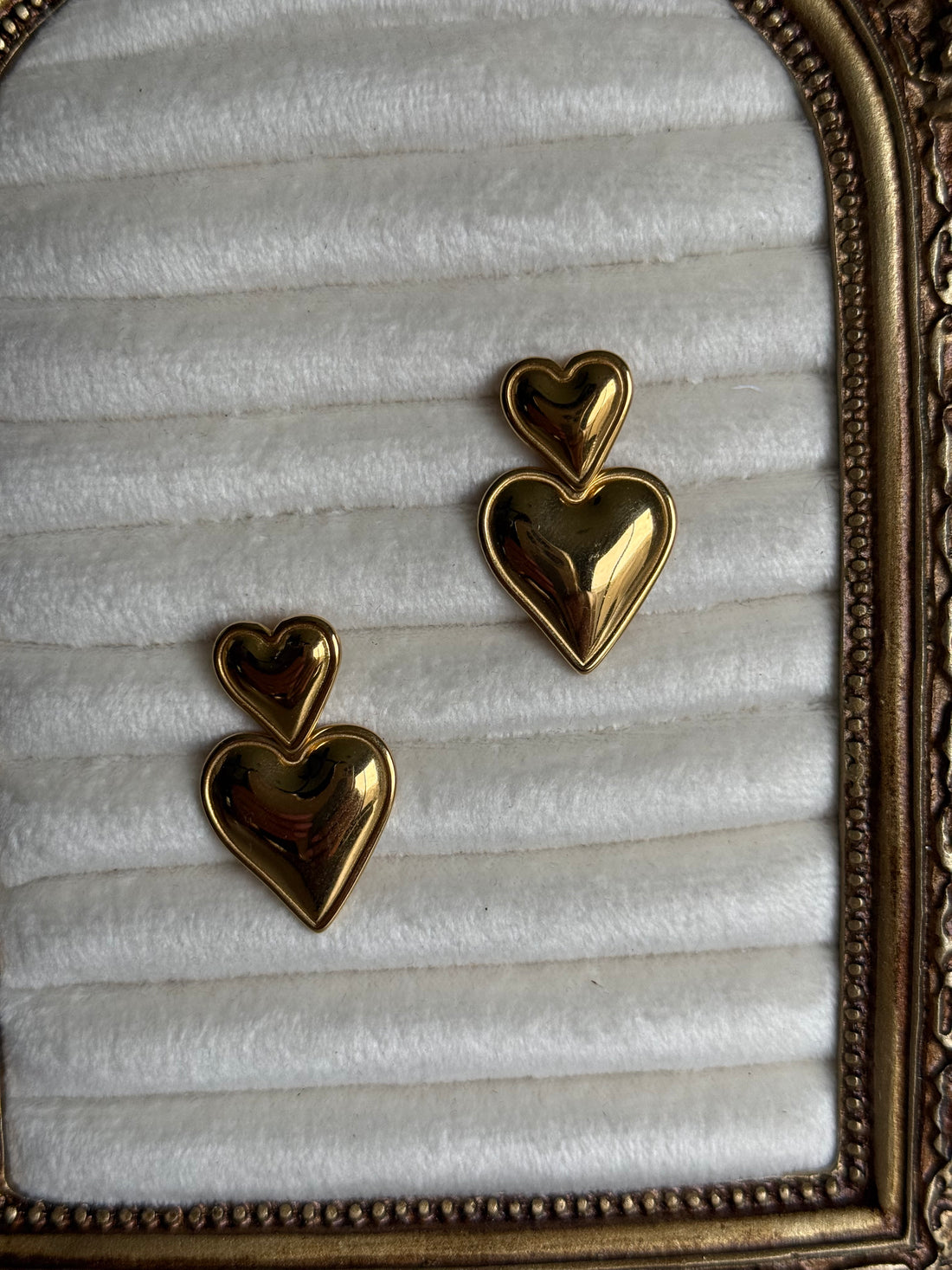 Dual Heart Earrings