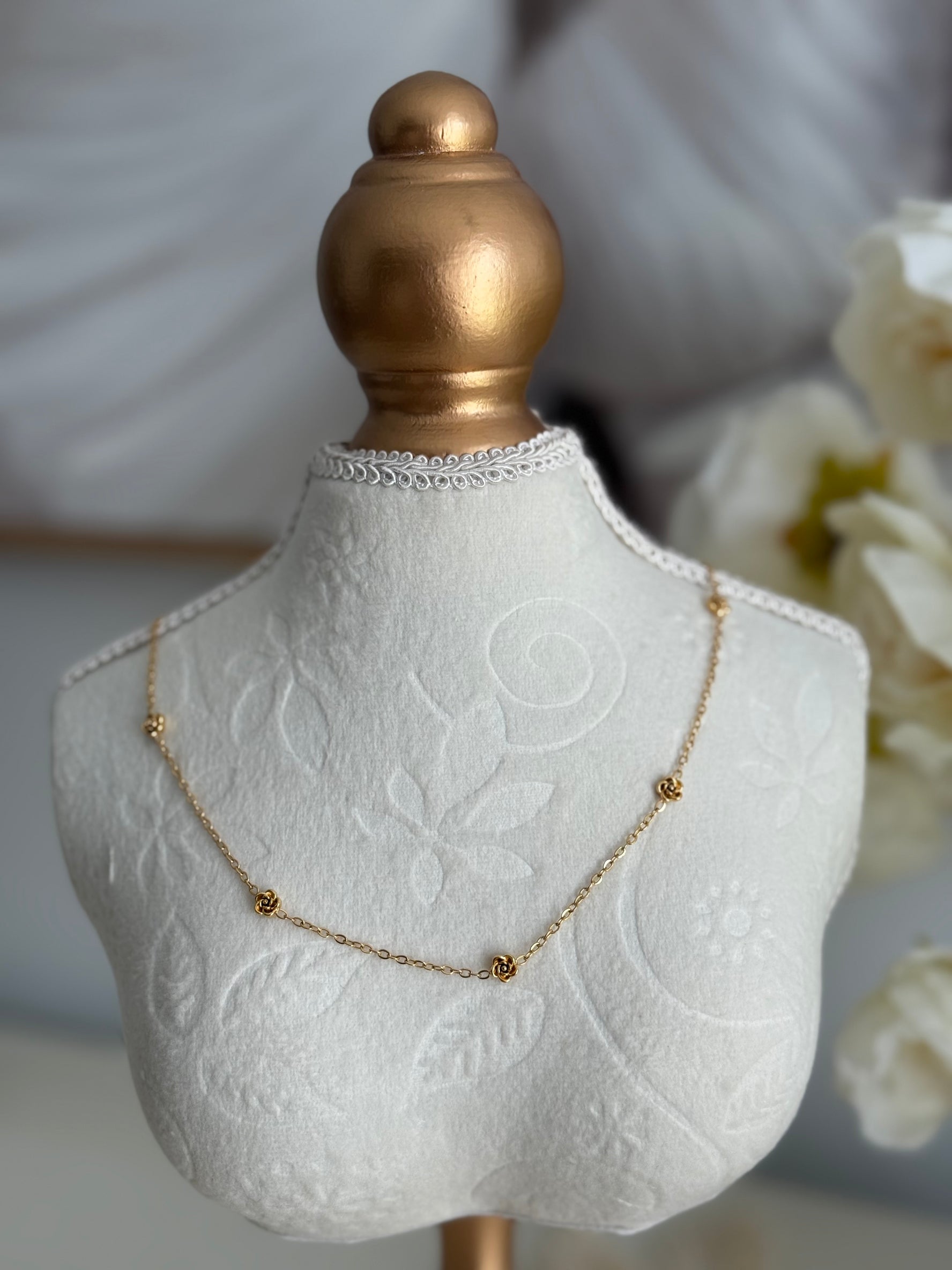 Gold Flower Necklace