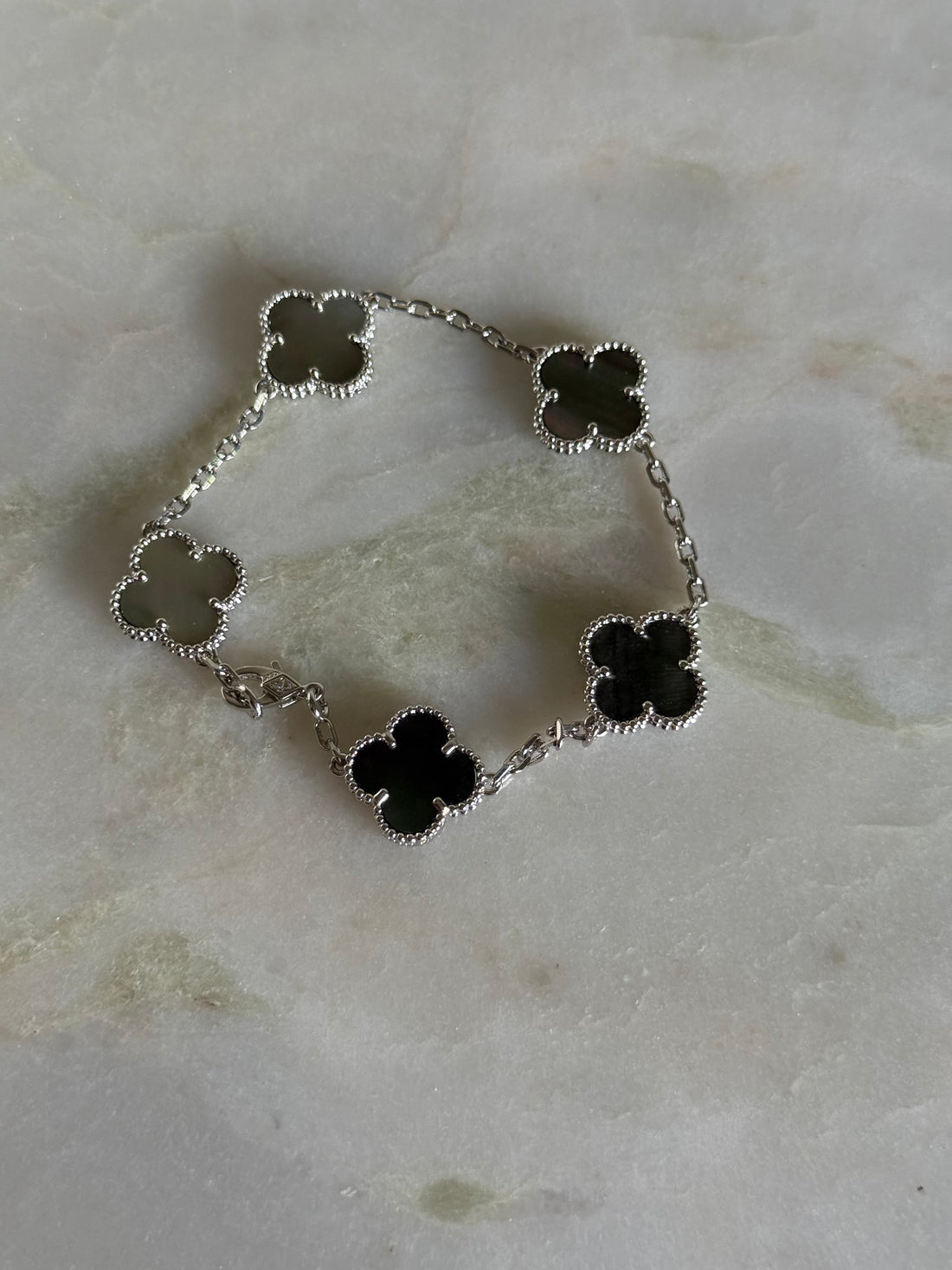 VK Style Gray Silver Bracelet