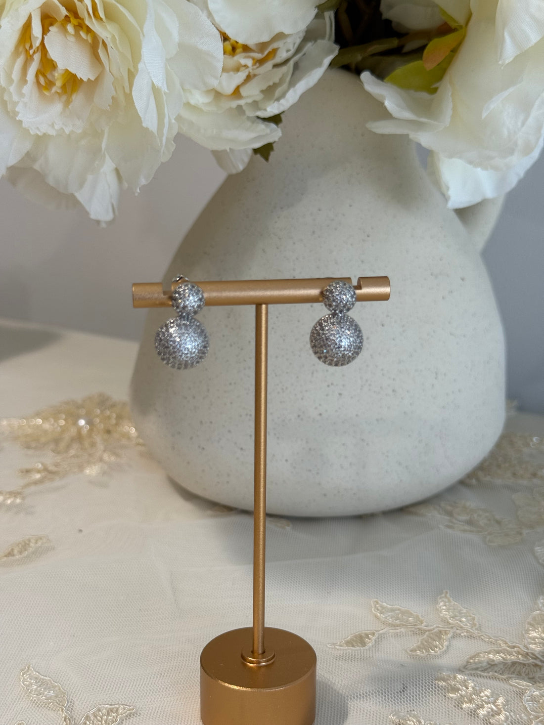 Dual Water Drops Earrings