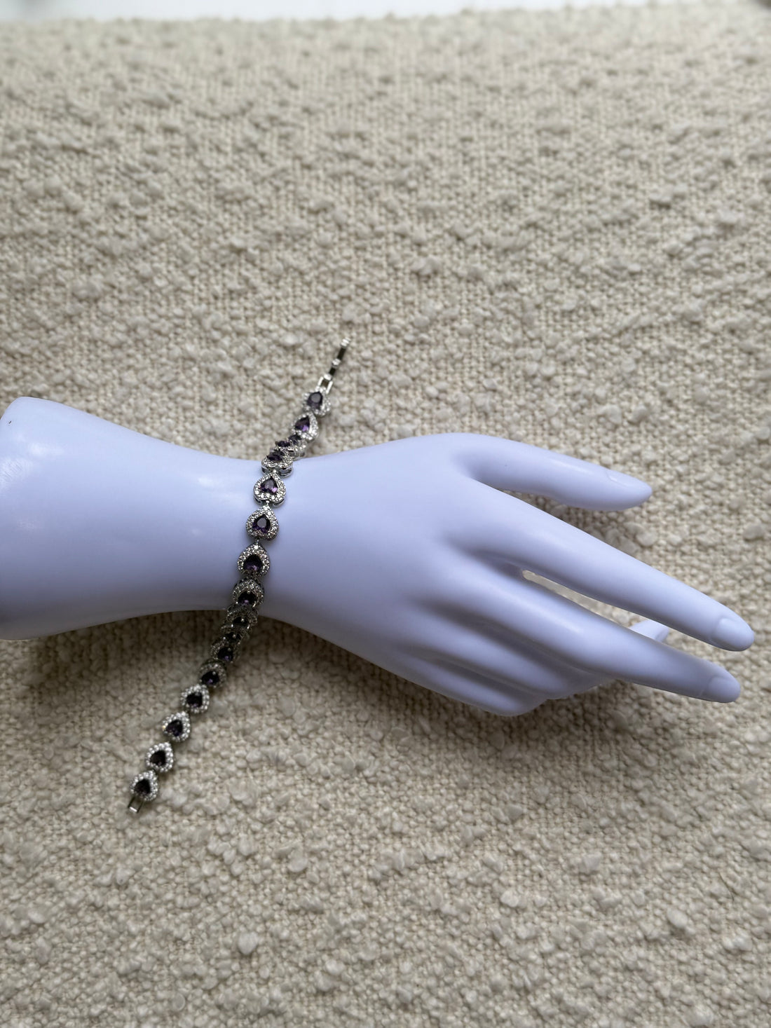 Lavender Loop Bracelet