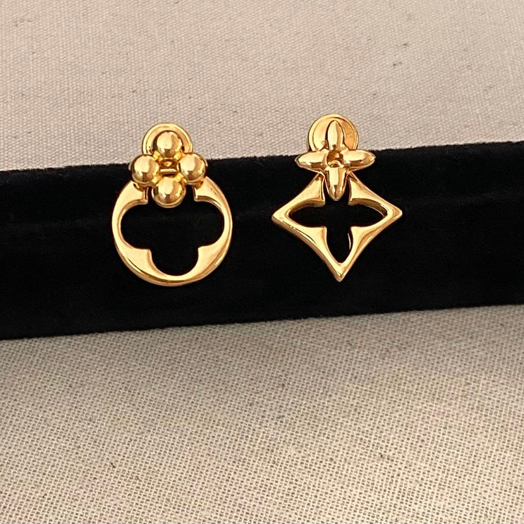 Louis Vuitton Style Earrings