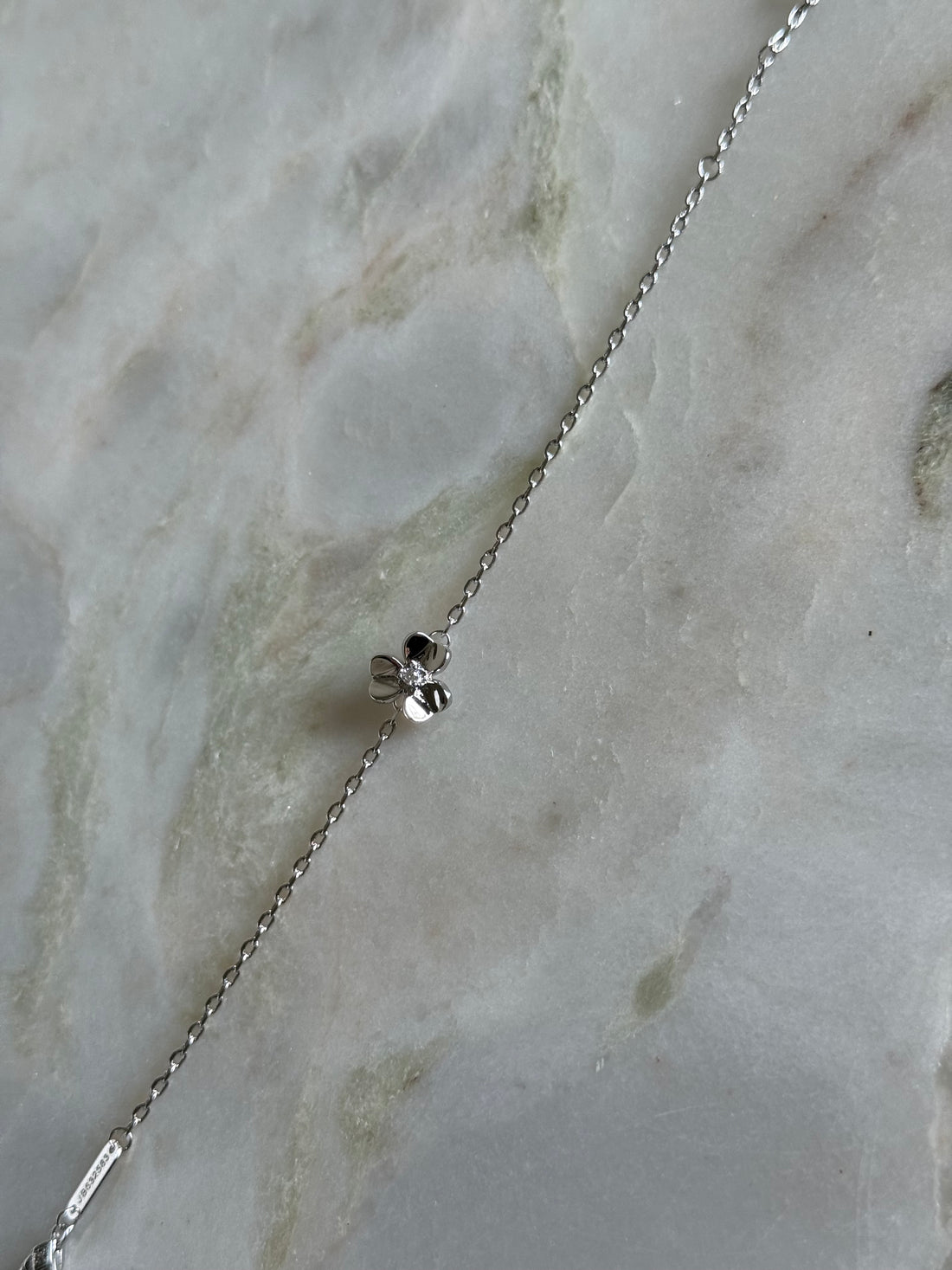 VK Style Flower Silver Bracelet