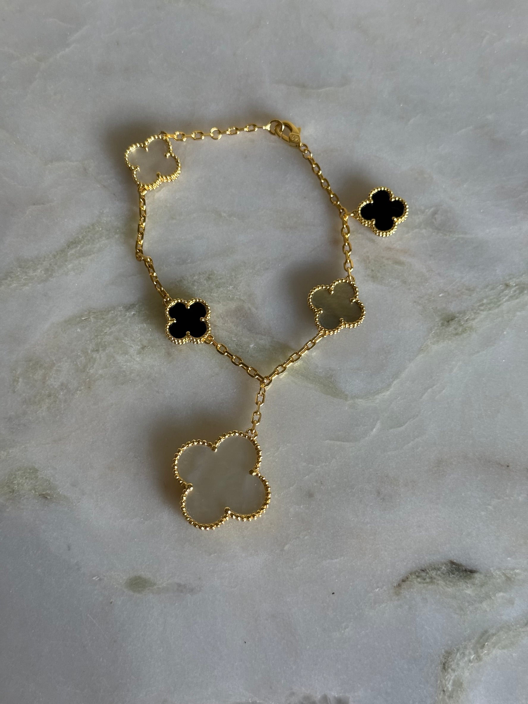 VK Style White Black Gray Bracelet