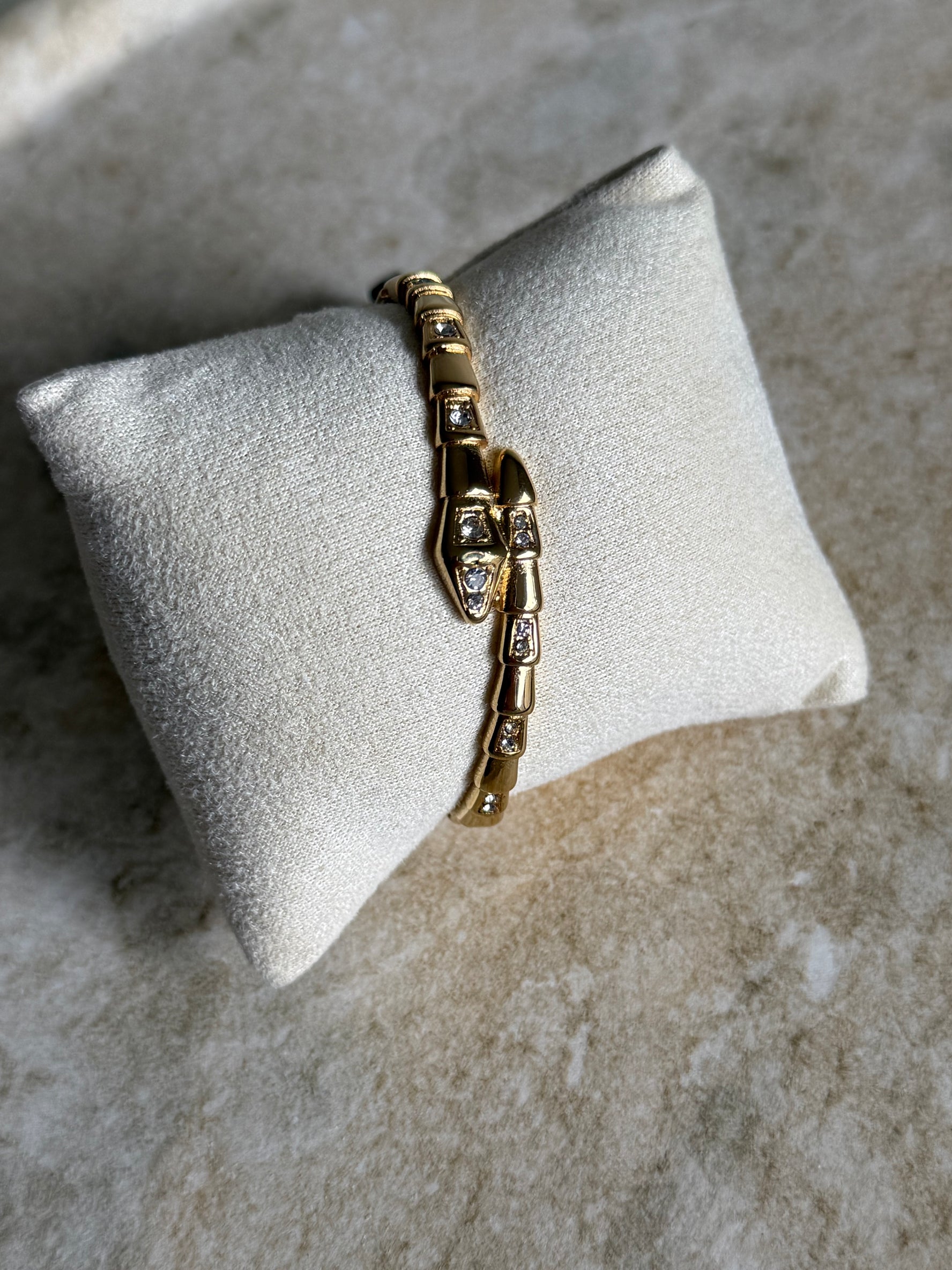 Zircon Snake Bangle