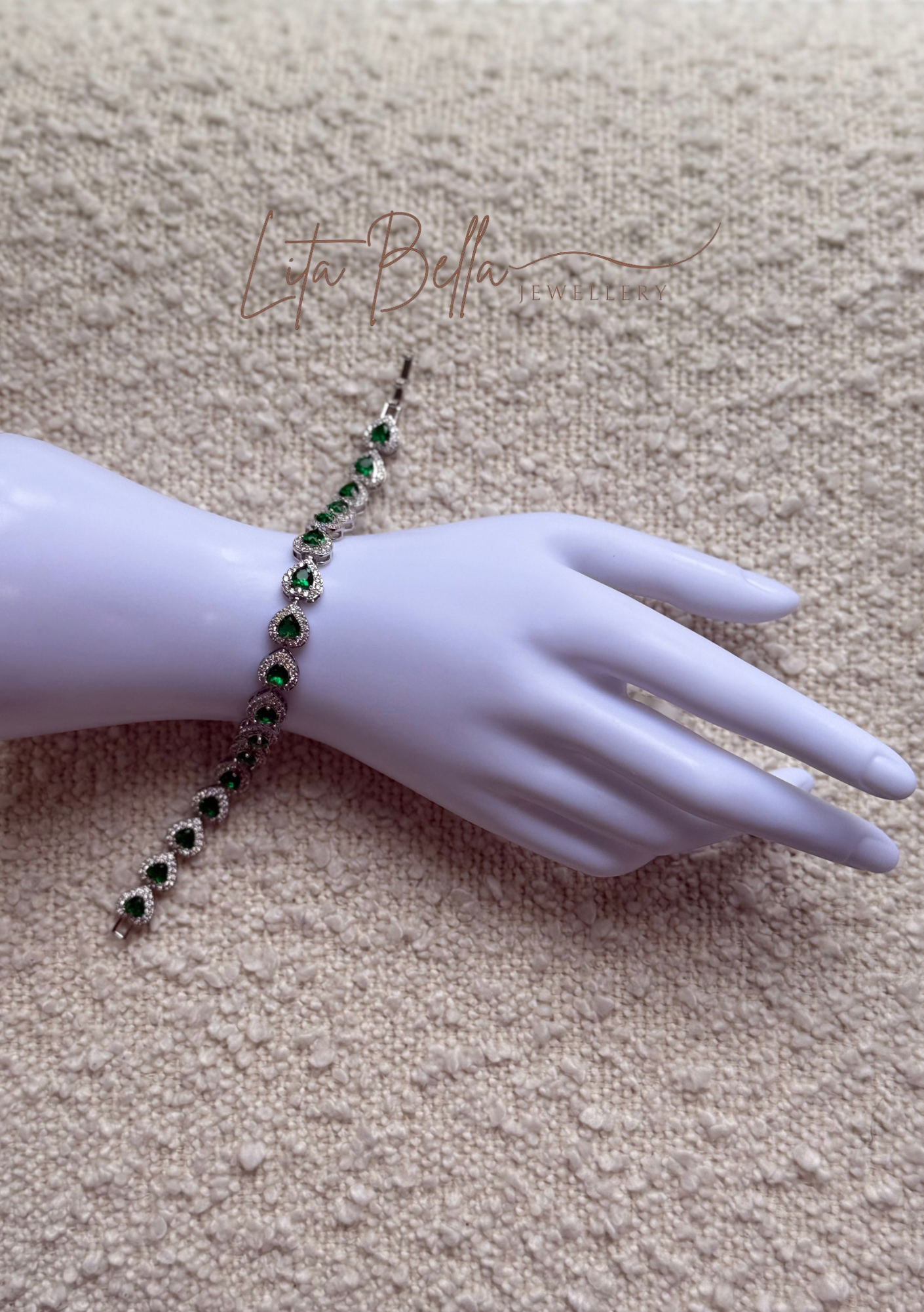 Emerald Frost Bracelet