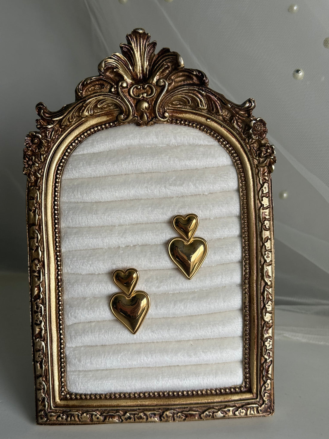 Dual Heart Earrings