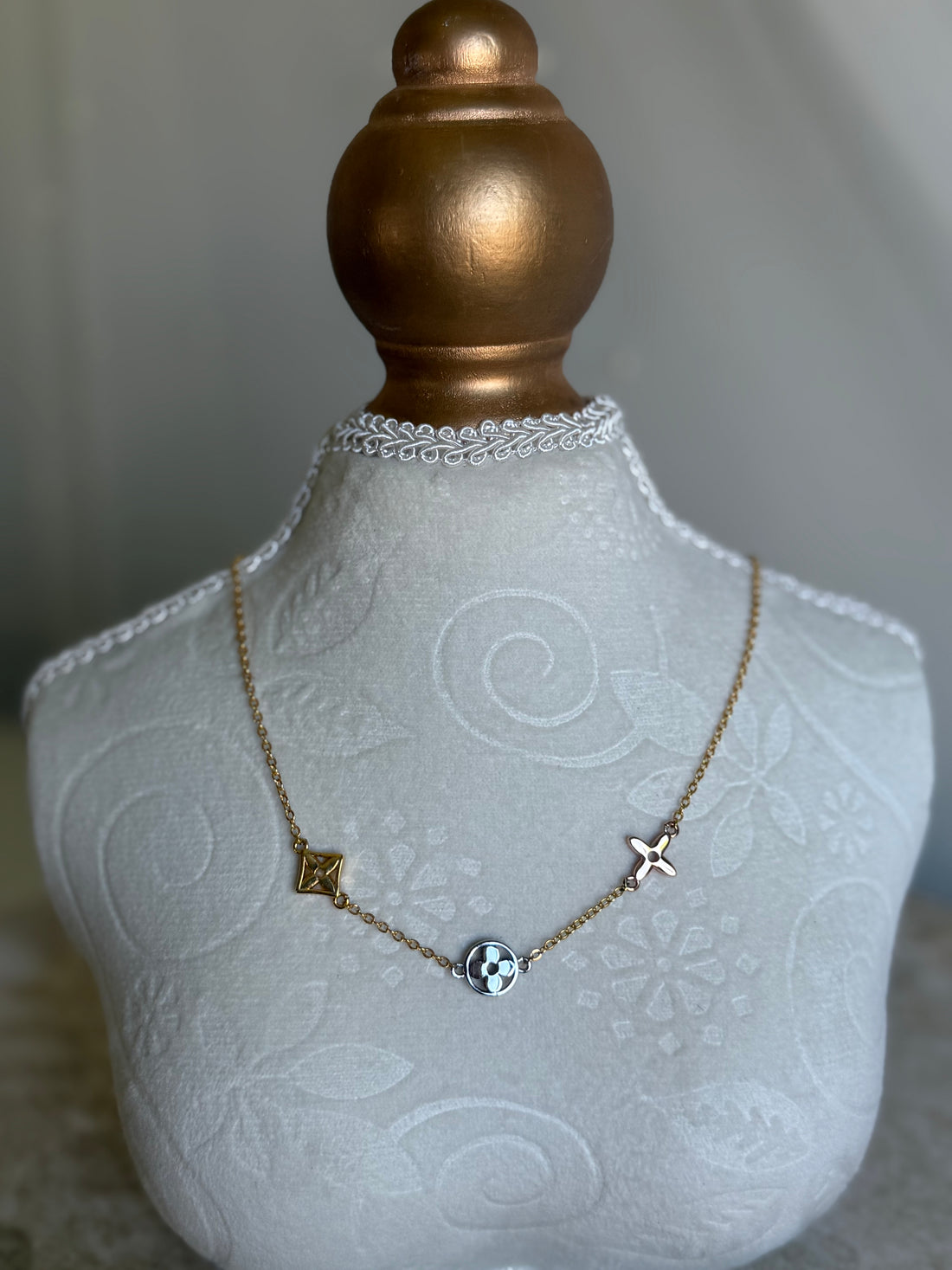 LV Style Necklace