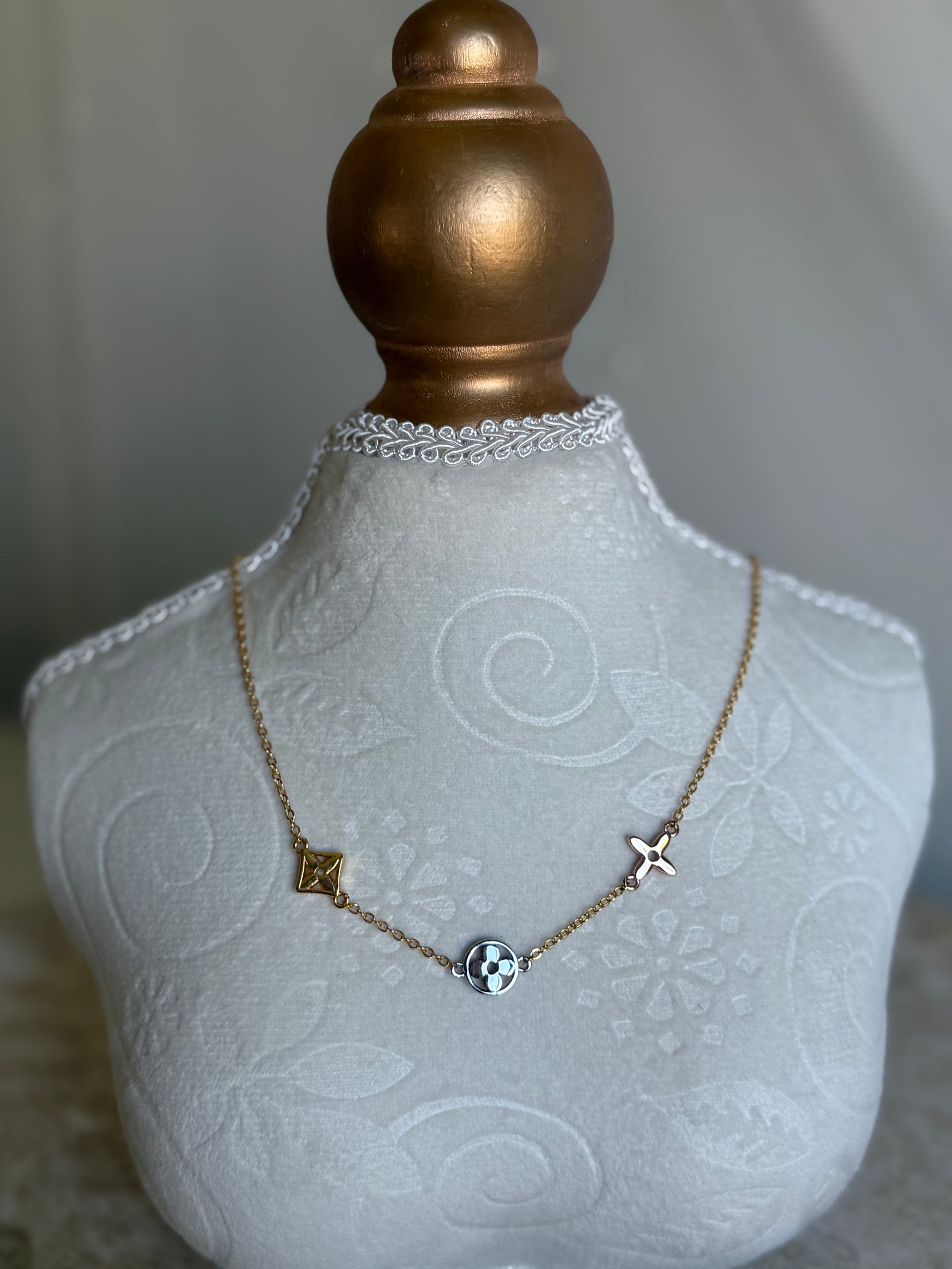 LV Style Necklace