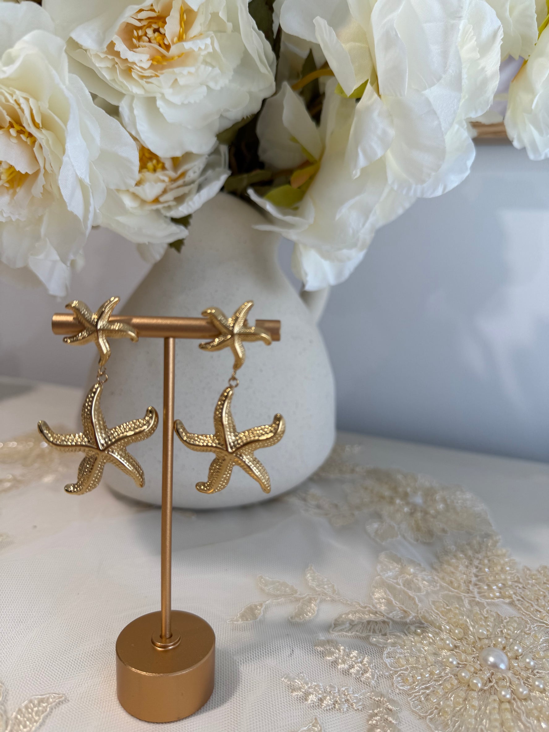 Double Starfish Earrings