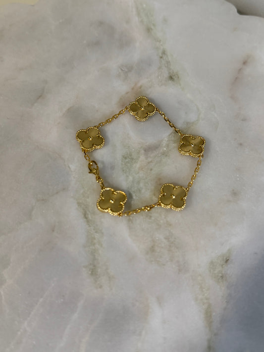 VK Style Gold Flower Bracelet