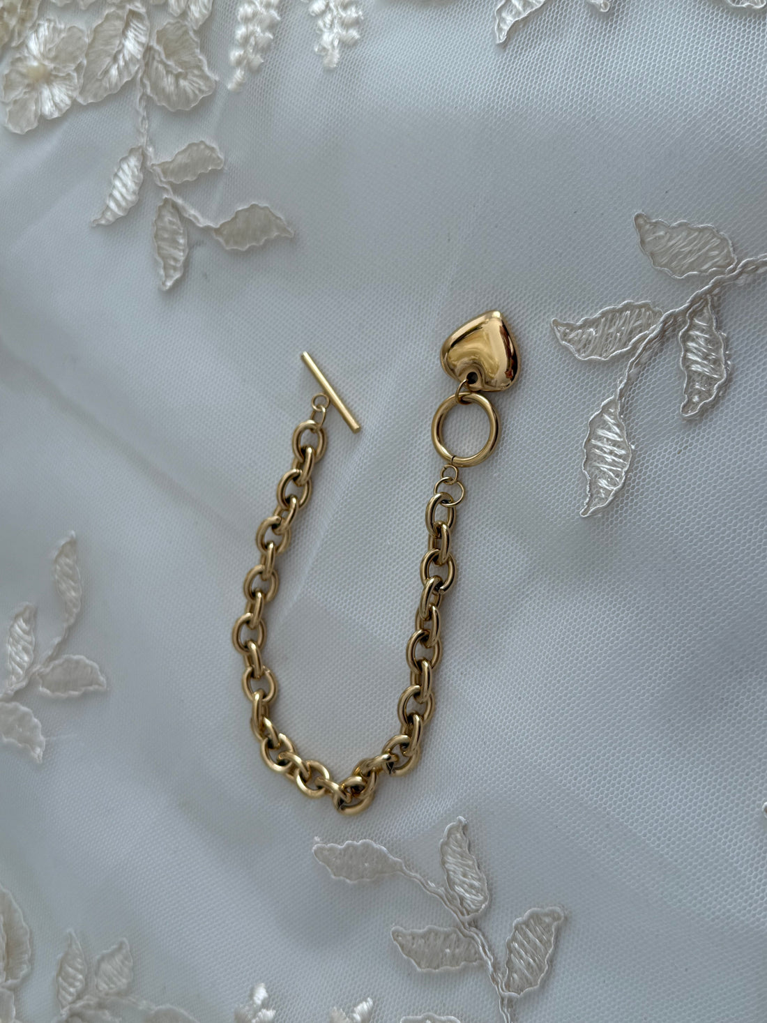 Heart Chain Bracelet